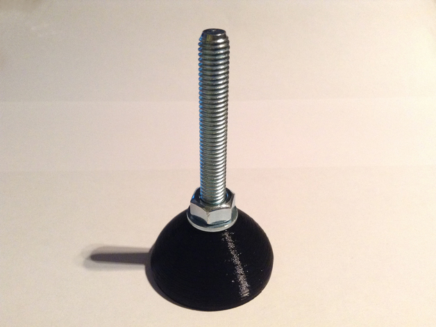 Adjustable Table Foot for M8 Bolt and Nut