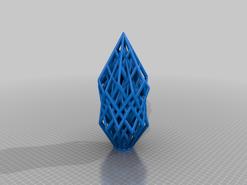 Ultra Customized Lattice Cube Sculpture
