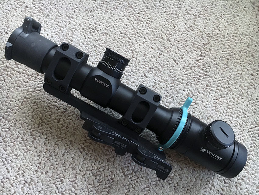Vortex Viper PST 1-4x24 Riflescope Switchview Throw Lever