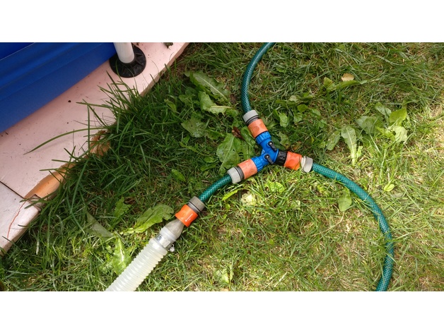 37mm pool hose to gardena adapter