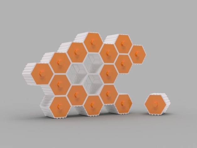 The Hive Modular Hex Drawers By O3d Thingiverse