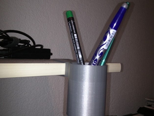 Pencil Holder for a Shelf Board