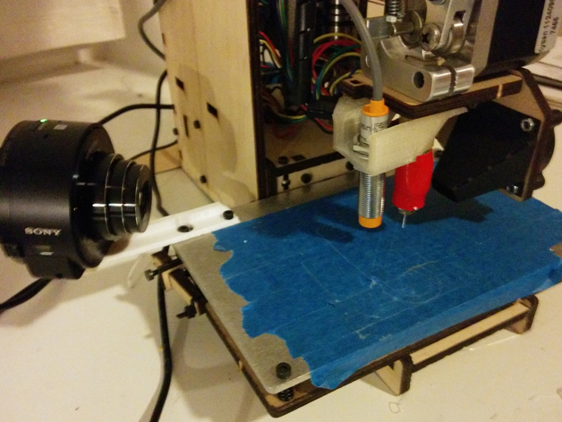 PrintrBot Simple 2014 bed camera mount (Sony QX10)