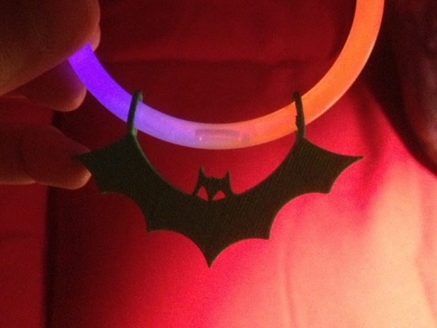 Bat Charm for Glowstick Bracelets