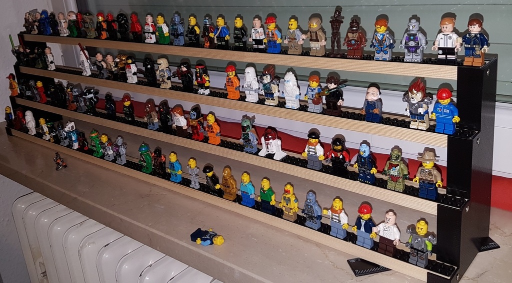 minifigures lego stand