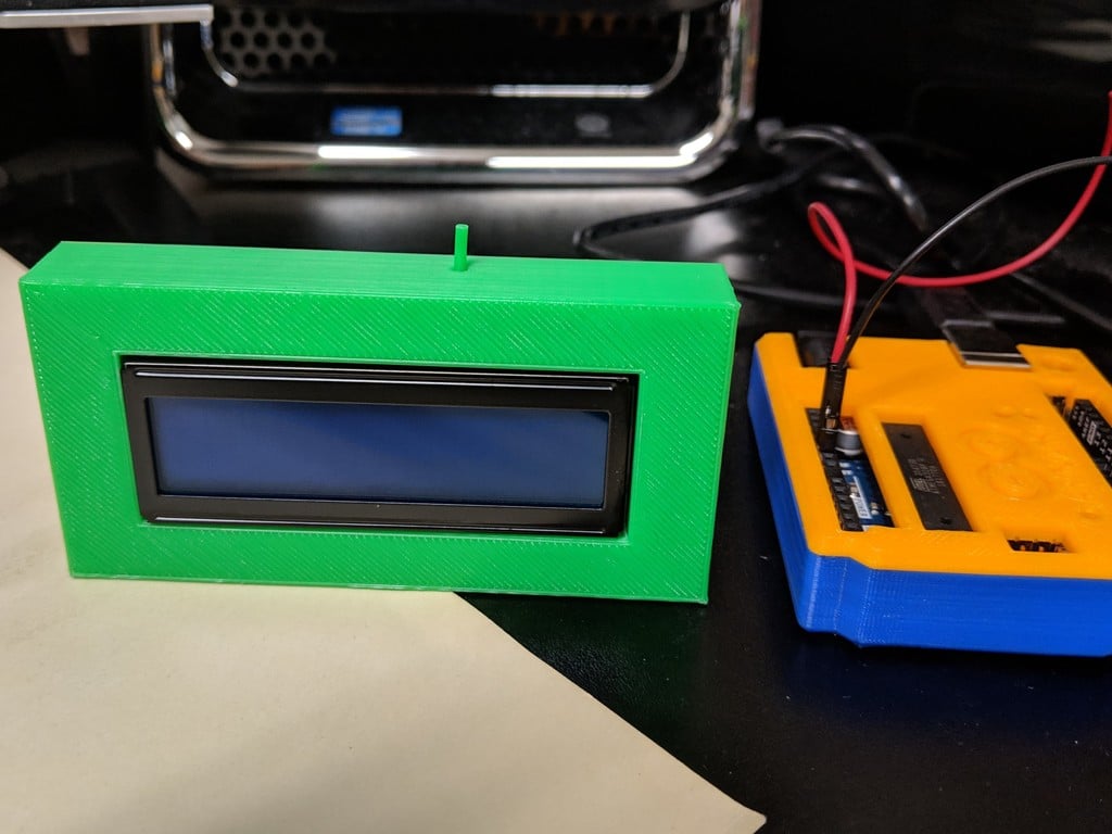 16x2 LCD screen case for arduino