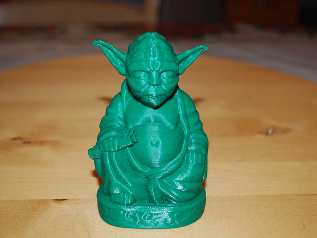 Improved Yoda Buddha W Lightsaber