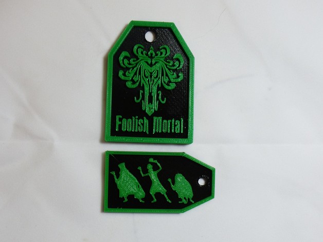 Haunted Luggage Tags