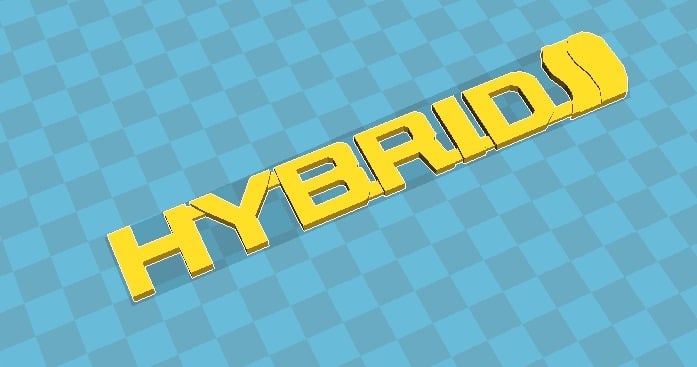 Hybrid emblem