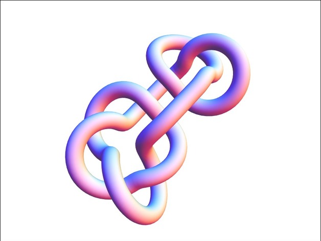 Composite Knot: 3_1 # 5_1 (square and granny versions)