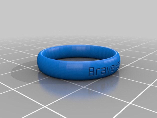 BraveHeart My Customized Ring Band Creation Script - USA sizes Customizer