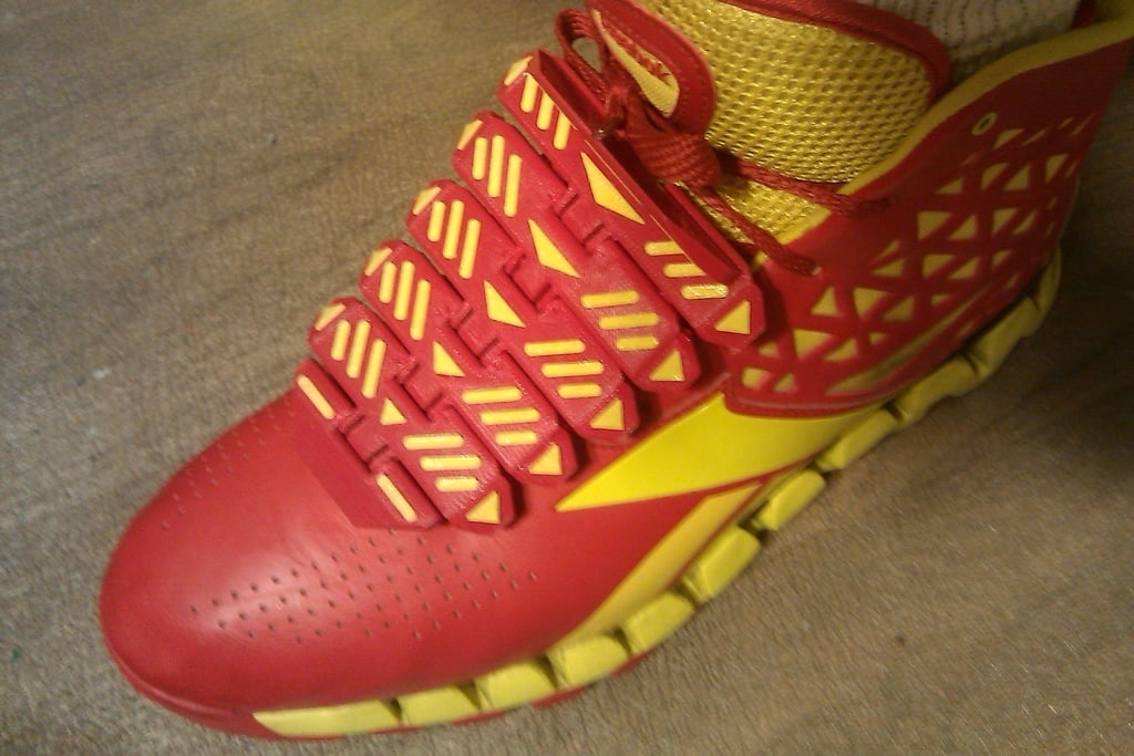 Shoe lace cover, IronMan design
