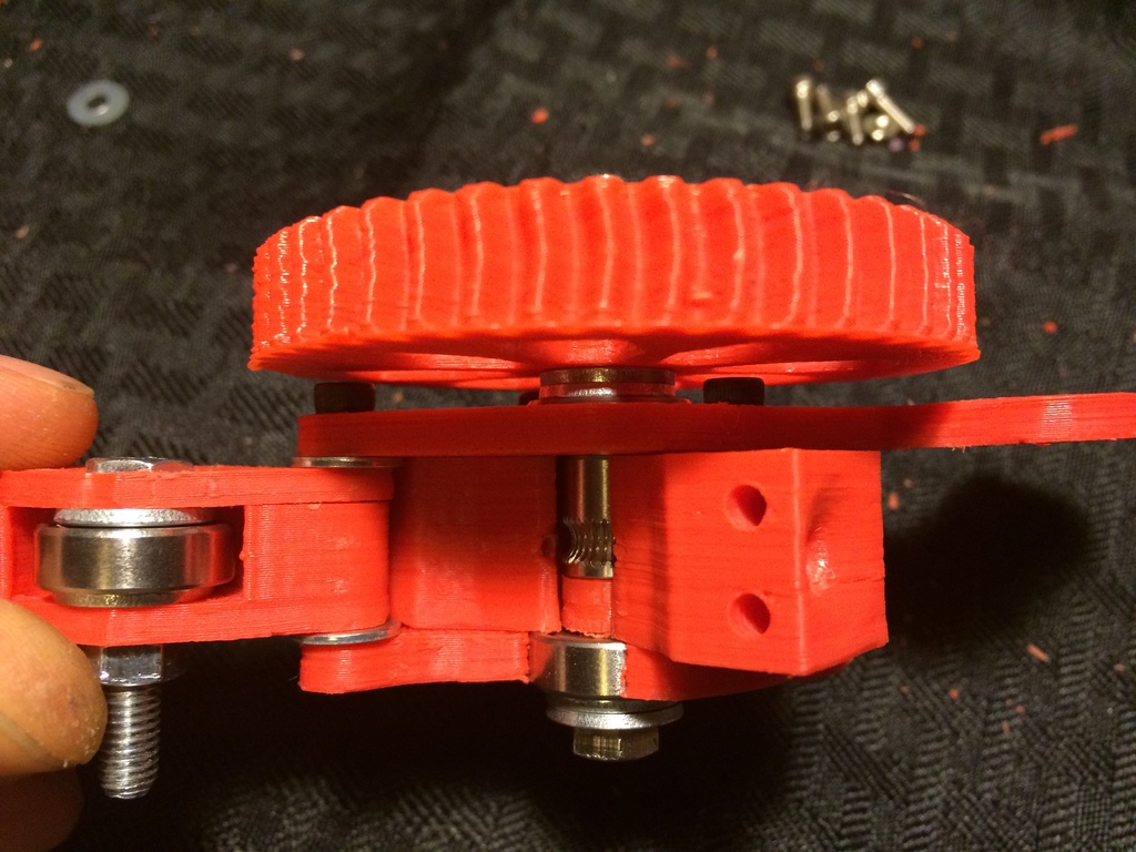 Geared Extruder for Reach 3D Printer