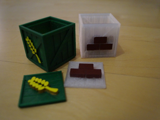 Boxes for agricola game