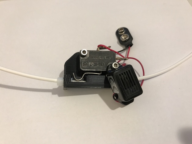 Filament alarm/sensor