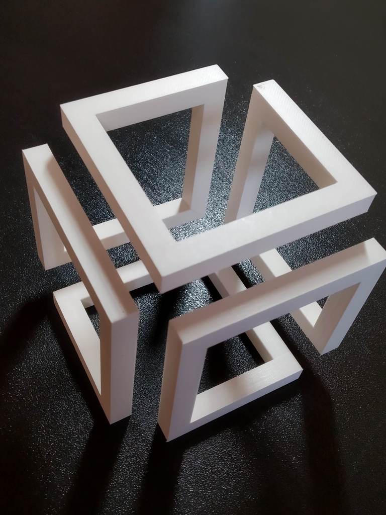 Infinity cube - easy print, no support