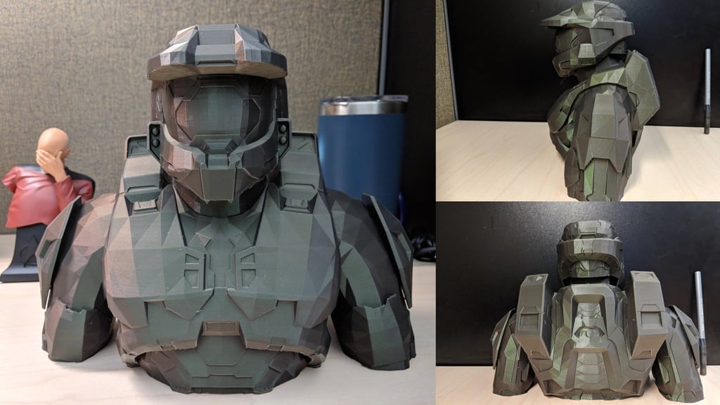 Halo Master Chief Bust and Figure