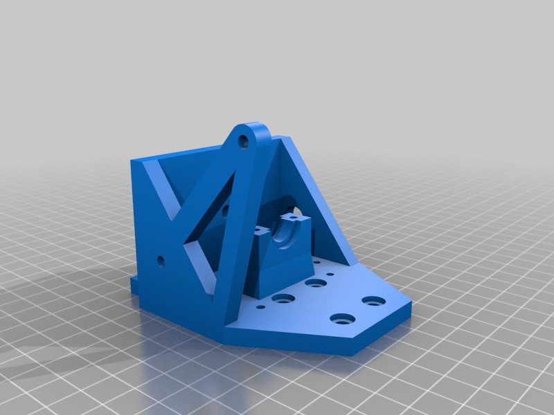 Anet_A8_E3D_V6_Direct_Mount remix for Prusa i3 x axis belt holder