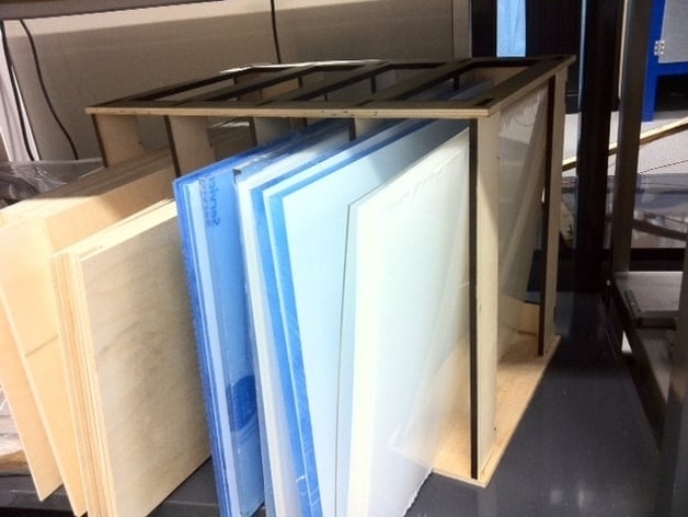 Material Storage Rack for Sheet