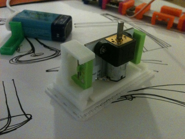 littleBits Vertical DC motor Mount
