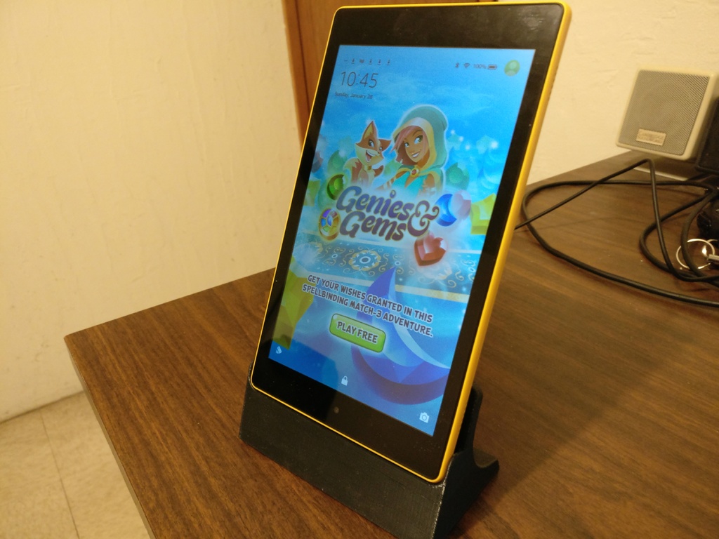 Kindle Fire Tablet HD 8 (7th gen - no case) charging dock