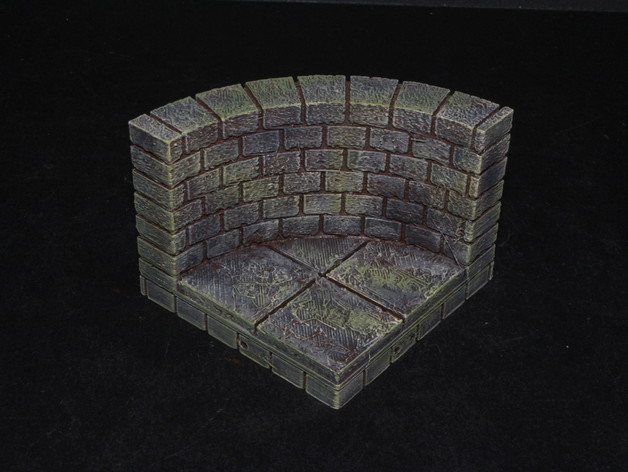 Image of OpenForge 2.0 Cut-Stone External Curved Tile