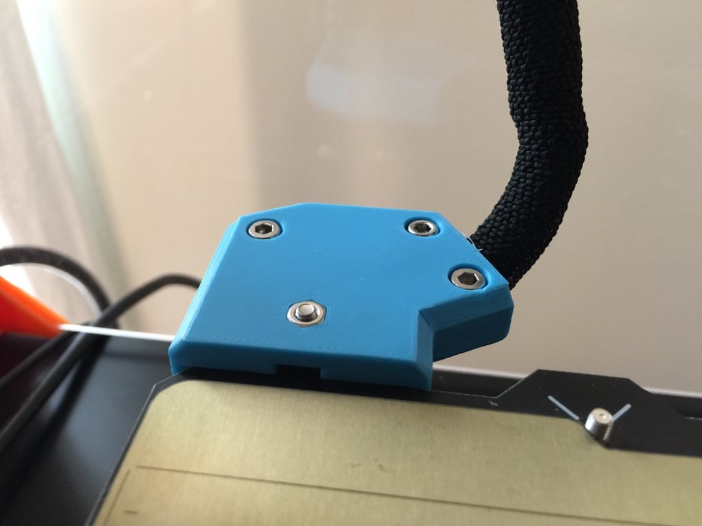 Prusa i3 MK3 angled heatbed cable cover