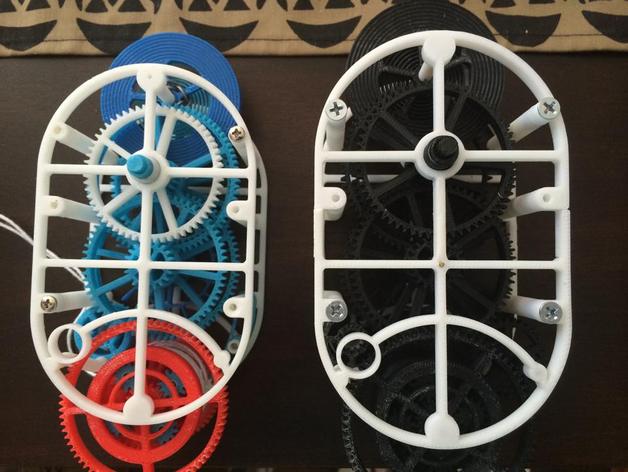 for UP mini 3D printed mechanical Clock