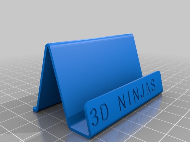 3D NINJAS Customized Business Card Holder