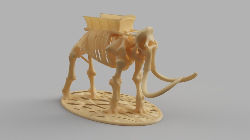 War Mammoth skeleton