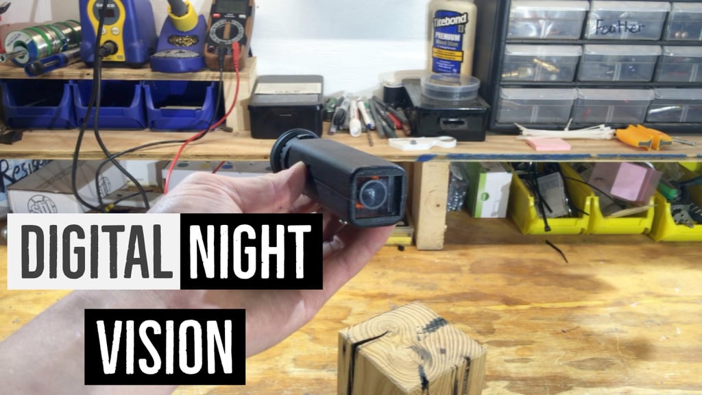 DIY Pocket-sized Night Vision Monocular "Eagle Scope 1.0"