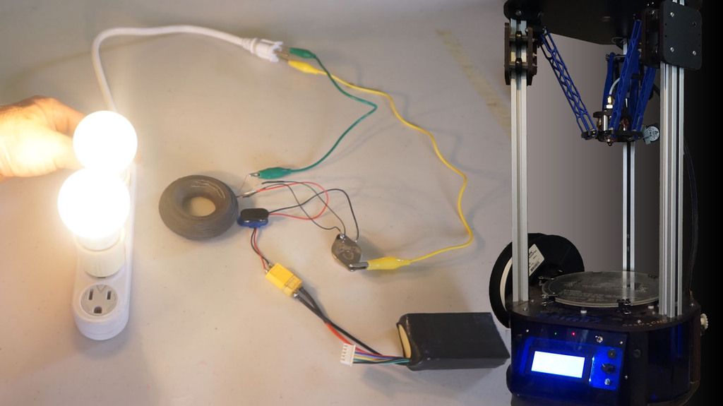 3D Printed Power Transformer - Testing Magnetic Iron PLA
