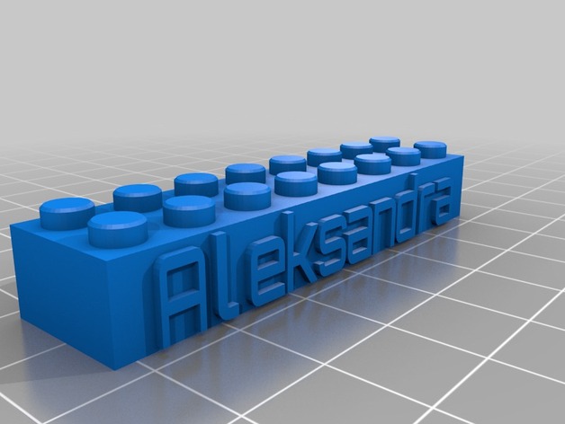 Lego Block Aleksandra