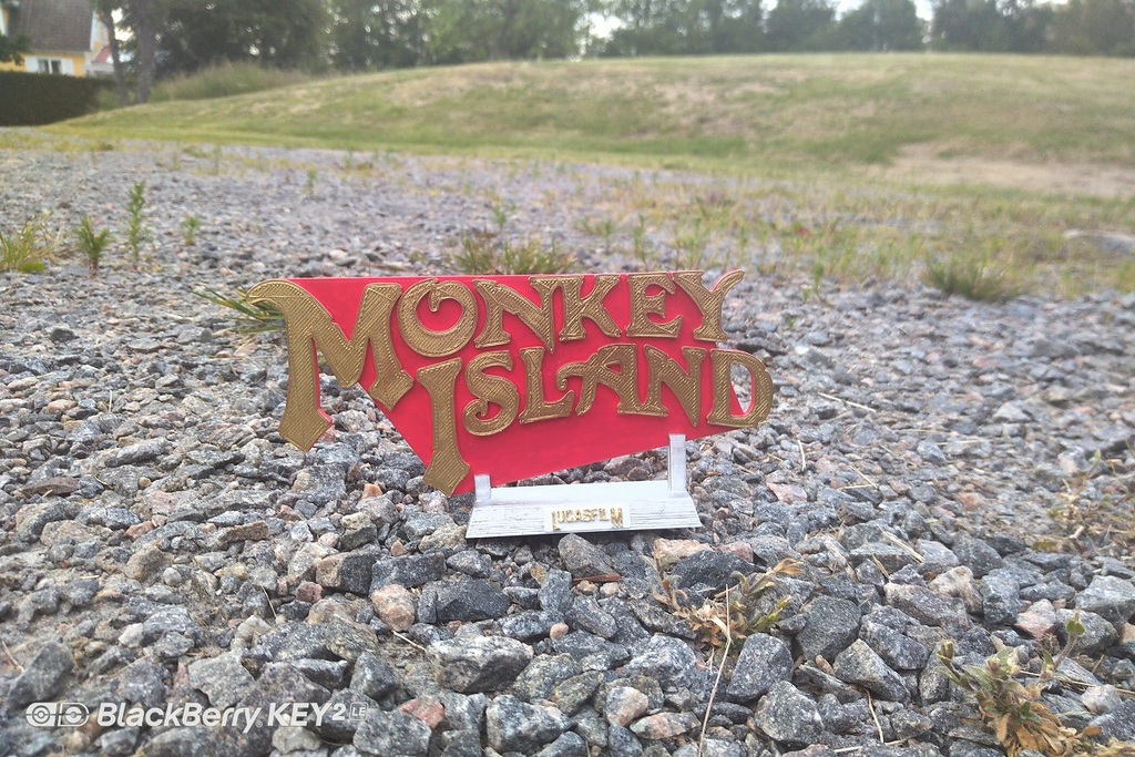 Monkey Island Standing sign.