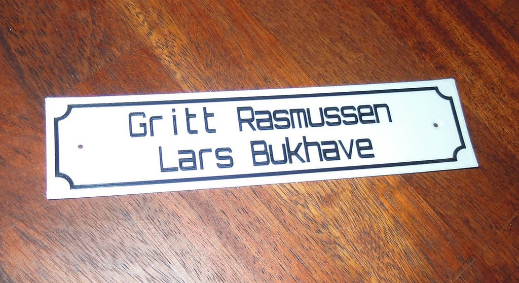 Simple Name Sign
