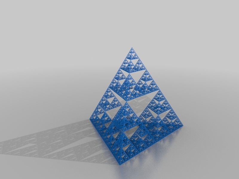 7-tier Sierpinski Tetrahedron