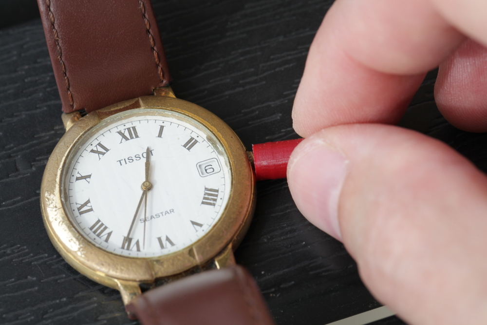 Watch winding aid for elderly people