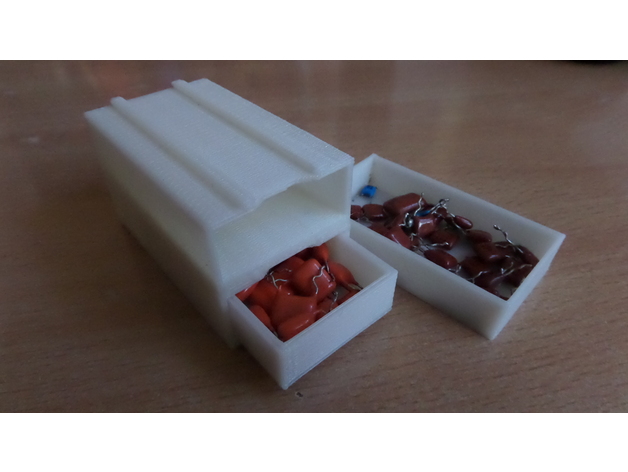Box for storing electronic components