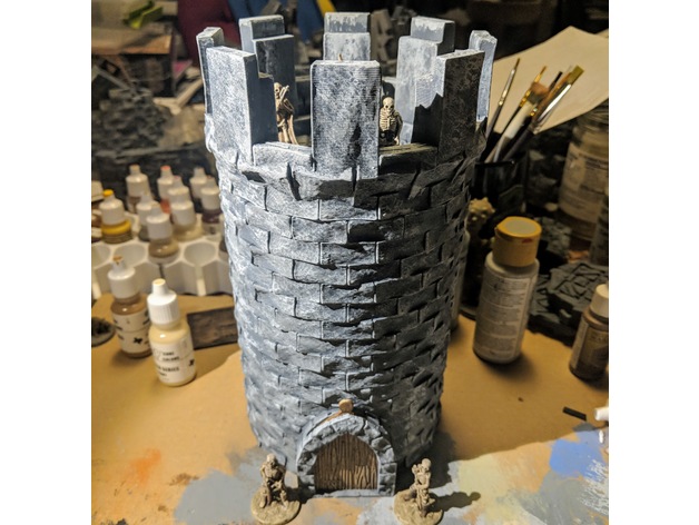 Image of Fantasy Wargame Terrain - Modular Stone Tower