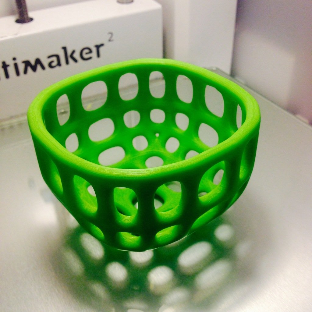 Small round wire basket (Smoothed)