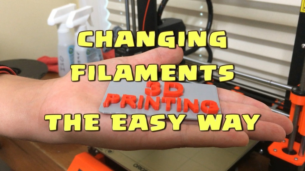 3D Printing Filament Change Test Print