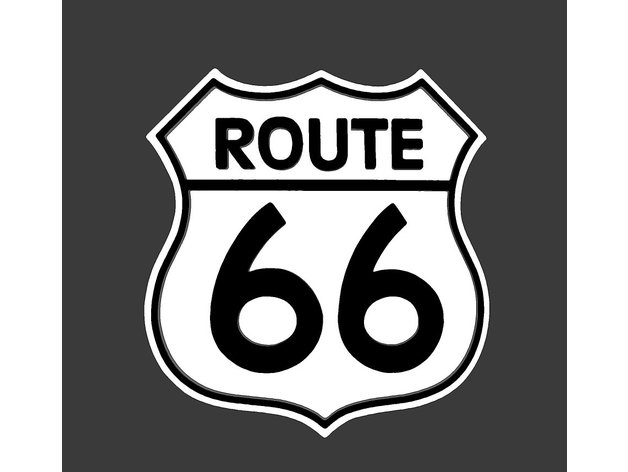 Route 66 Fridge Magnet