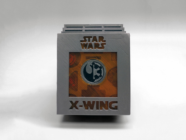 X-Wing Template Stand and Token Holder