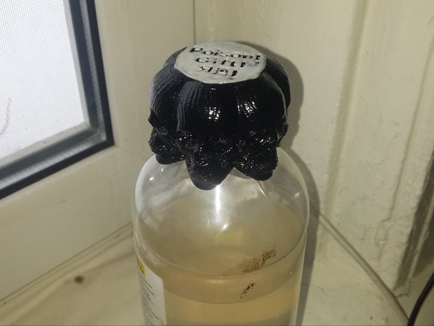 Bottle cap skull