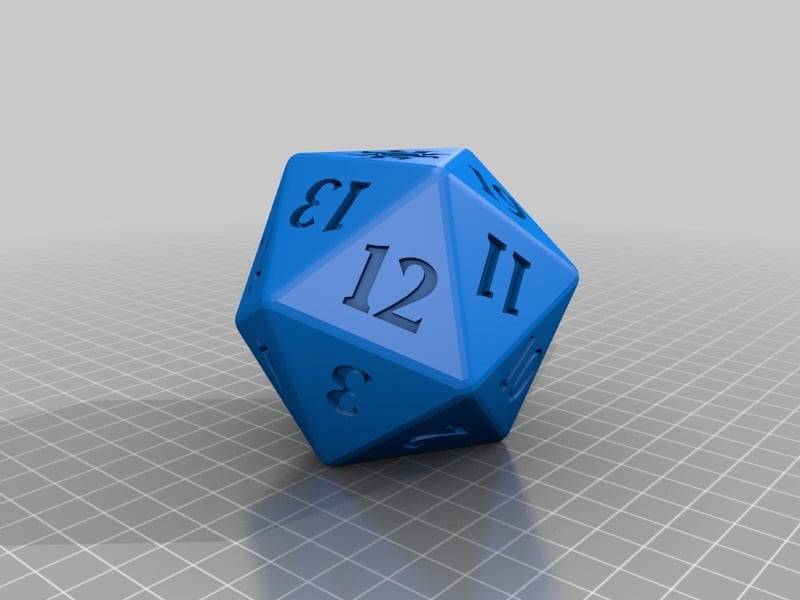 Spindown Counters D20 Dices