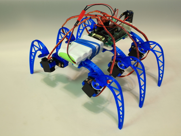 3D printable modular Hexapod robot frame