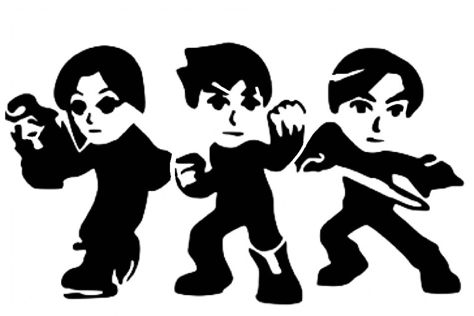Mii Fighters stencil
