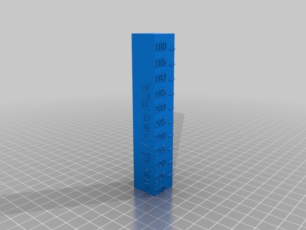 Anet A8 / Herz PLA Temperature Calibration Tower