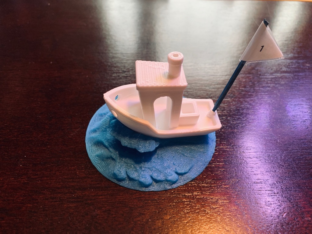 3D Benchy Wave/Stand/Base
