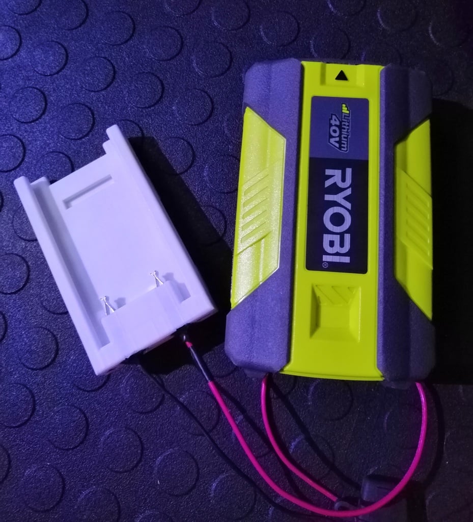 Battery Adapter for Ryobi 40V power connector robotics